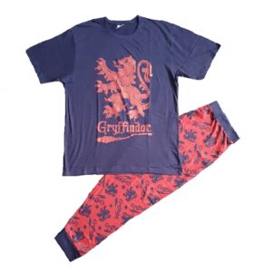 Men's Harry Potter Pyjamas Set Men's Pyjamas Cotton Size S-XL Navy