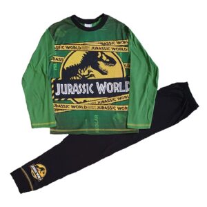 Boys Jurassic World Pyjamas Set Kids Sleepwear Age 4 To 10 Years
