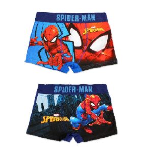 Spiderman Boxer Shorts Boys Marvels Spiderman Cotton Underwear 2 In A Pack