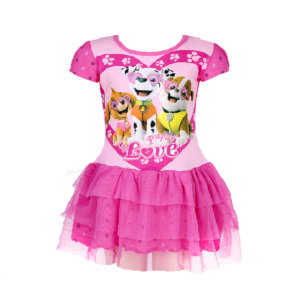 Paw Patrol Dress Girls Paw Patrol 100% Cotton Dress Size 3-8 Years