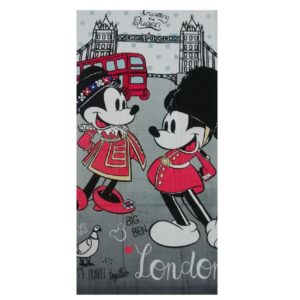 Minnie & Mickey Mouse Towel Children Disney Beach/Bath Towel Cotton