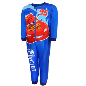 Cars Onesie Boys Disney Cars All In One Pyjamas 100% Cotton Age 3-8 Years