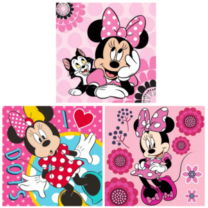 Minnie Mouse Magic Towel Set Girls Disney Minnie Mouse Face Towel 3 In A Pack