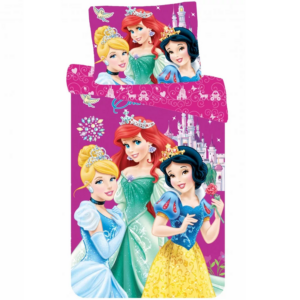 Princess Duvet Cover & Pillow Case Set Disney Princess 100% Cotton Set 140 x 200 cm