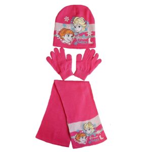 Scarf Gloves winter girl 3-8 years Surprise LOL 3 Pieces Hat L.O.L 