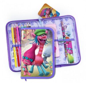 Trolls Filled Pencil Case Girls Stationary