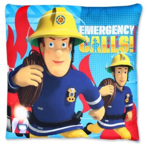 Fireman Sam Cushion Boys Fireman Sam Pillow Size 40 x 40 cm