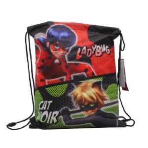 Miraculous Ladybug Gym/String Bag Girls Ladybug School PE Pull String Bag