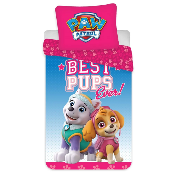Paw Patrol Duvet Cover & Pillow Case Best Pup Ever Cot Duvet Set 100