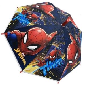 Boys Spiderman Umbrella Children's Marvel Spiderman Umbrella Navy