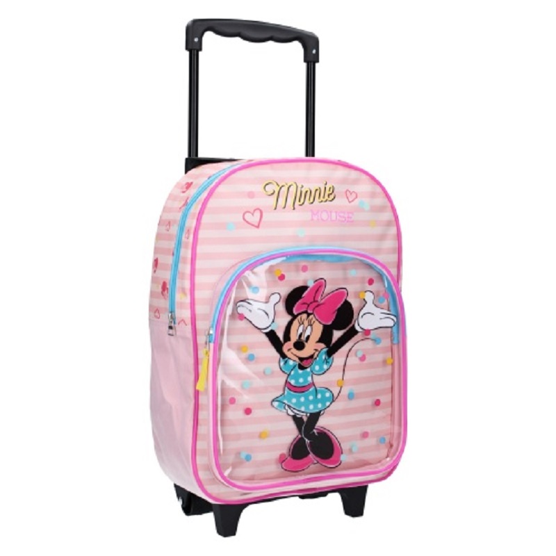 Minnie Mouse Deluxe Trolley Backpack Girls Disney Minnie Travel Bag