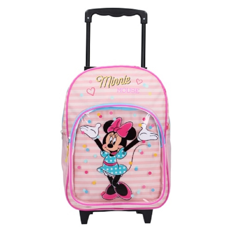 Minnie Mouse Deluxe Trolley Backpack Girls Disney Minnie Travel Bag