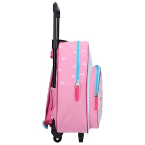 Peppa Pig Trolley Backpack Girls Peppa Deluxe Travel Trolley Bag