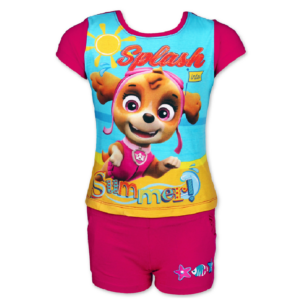 Paw Patrol Shorts & T-Shirt Girls Paw Patrol 2 Piece Set Age 3-8 Years