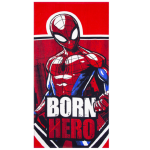 Spiderman Towel Boys Born Hero Spiderman Beach/Bath Towel