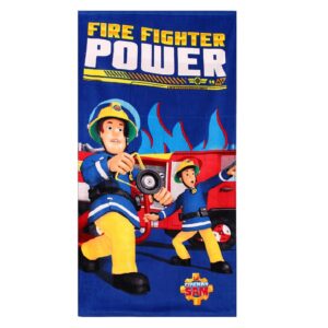 Fireman Sam Beach/Bath Towel Cotton Fireman Sam Towel Size 70 x 140 CM
