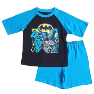 Batman Pyjamas Boys Batman Short PJ 100% Cotton Age 4-10 Years