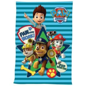 Paw Patrol Blanket Kids Fleece Paw Patrol Blanket 100 x 140 cm Blue