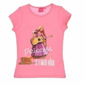 Rapunzel T-shirt Girls Disney Rapunzel Short Sleeve Cotton T-shirt Age 3-6 Years