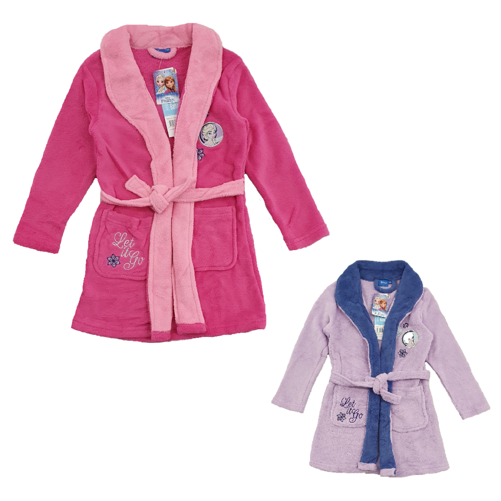 Disney Characters Robe Frozen Dressing Gown Girls Disney Frozen Robe Age 4-8 Years - Online ...