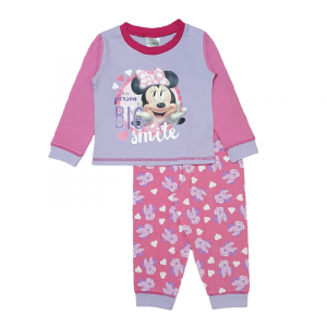 Minnie Mouse Pyjamas Baby Girls Minnie Mouse Nightwear Age 6-24 Months Pink