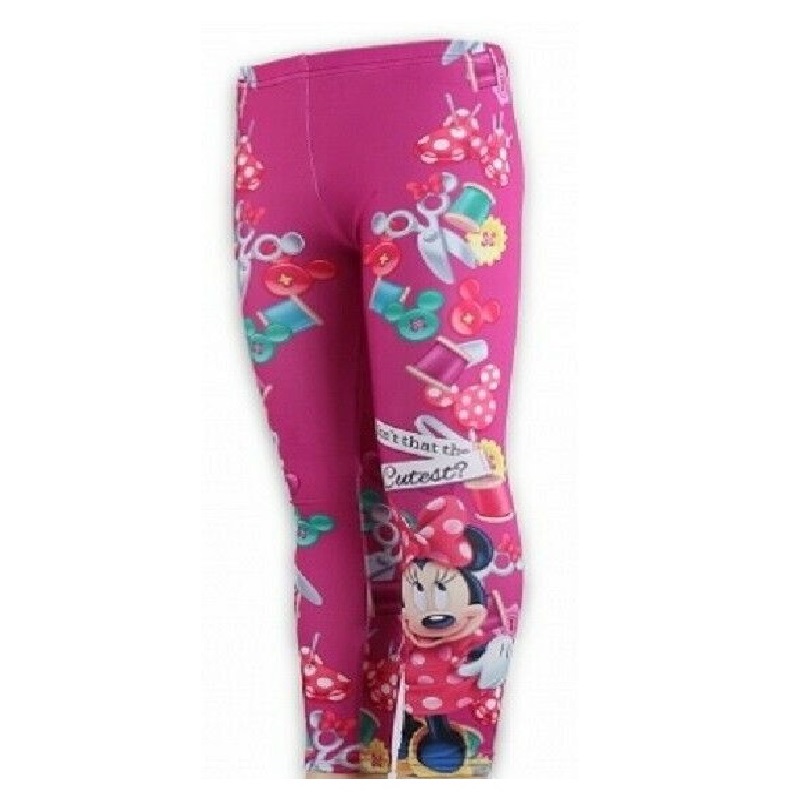 Minnie Mouse Leggings Girls Disney Minnie Mouse Leggings Age 3-8