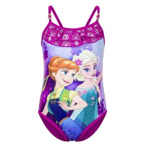Frozen Swimming Costume Girls Disney Frozen Swim Suit Age 4-8 Years Purple