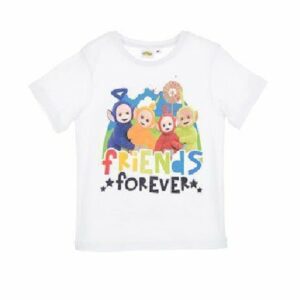 Teletubbies T-shirt Boys Teletubbies Short Sleeve T-shirt Age 3-6 Years White