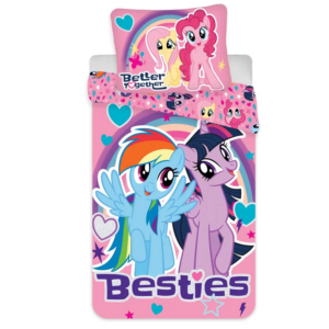 My Little Pony Duvet Cover & Pillow Case Cot Duvet Set 100% Cotton 100 x 135 cm