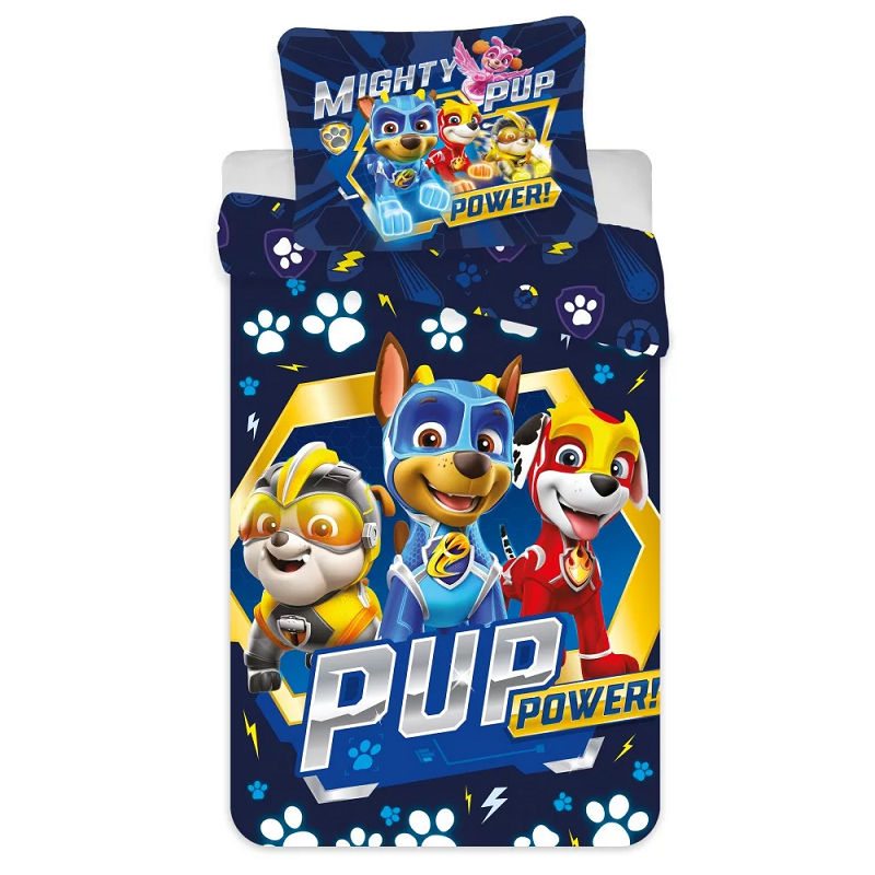 Paw Patrol Duvet Cover & Pillow Case Cot Duvet Set 100 Cotton 100 x