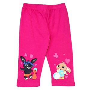 Bing Leggings Girls Bing 3/4 Length Cotton Leggings Age 3-8 Years