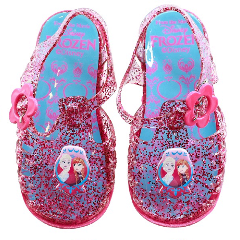 Frozen Sandal Girls Disney Frozen Jelly Sandal Toddler Size UK 4.5-8.5 ...