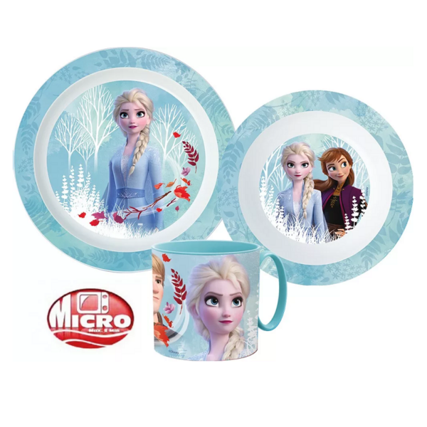 Frozen Dinner Set Girls Disney Frozen 3 Piece Dinner Set Online