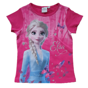 Frozen T-shirt Girls Disney Frozen T-shirt Age 4-8 Years Short Sleeve