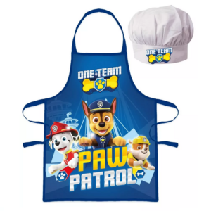 Paw Patrol Apron & Chef Hat Set Boys Paw Patrol Chef Set Age 3-8 Years One Team