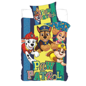Paw Patrol Duvet Cover & Pillow Case Cot Duvet Set 100% Cotton 100 x 135 cm