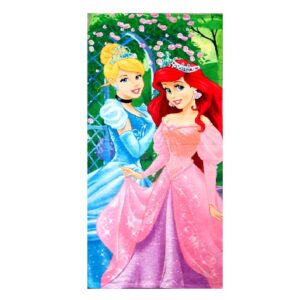 Princess Beach/Bath Towel Cotton Disney Princess Ariel & Cinderella Towel 70 x 140 CM