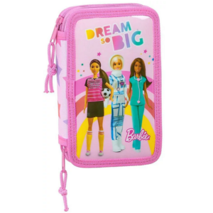 Barbie Pencil Case Girls Barbie Filled Pencil Case 28 Pieces