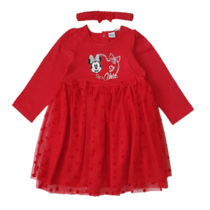 Minnie Mouse Dress With Headband Disney Minnie Mouse Dress Age 12-36 Months