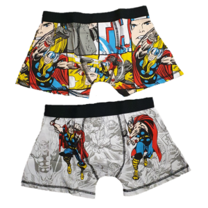Thor Trunks Men's Thor Hipsters Trunks Underwear Official Licence 2 In A Pack Size S-XL