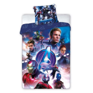 Parure de lit réversible Avengers Hulk, Captain America, Iron Man- 140 cm x  200 cm - Achat & prix