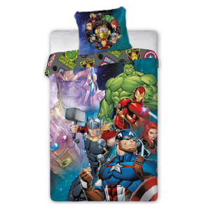 Avengers Duvet Cover & Pillow Case Set Reversible Avengers Duvet Set 140 x 200 cm 100% Cotton