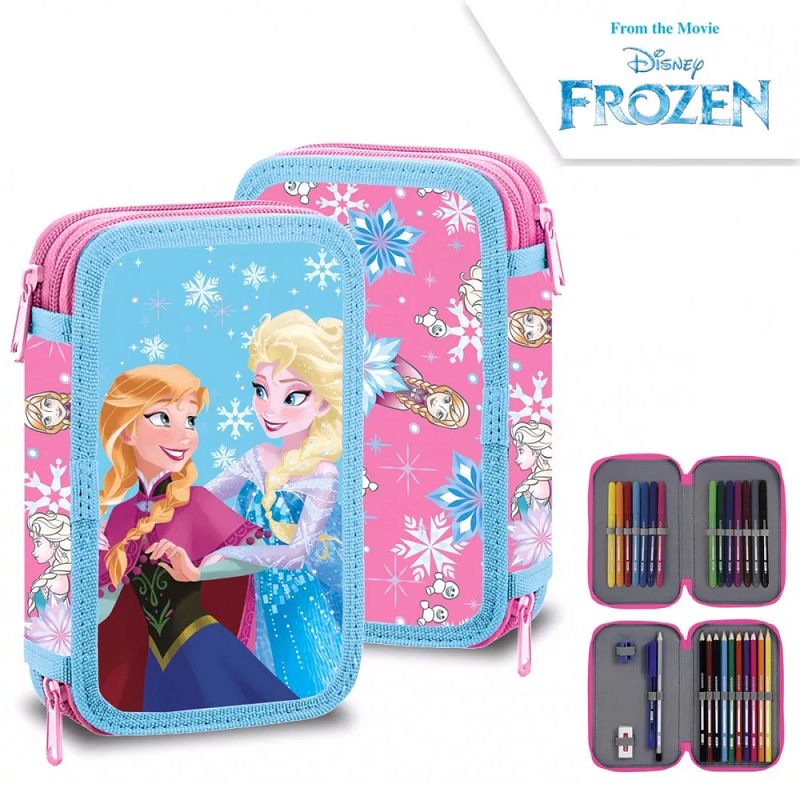 Frozen Pencil Case Girls Disney Frozen Filled Pencil Case 2 Layered