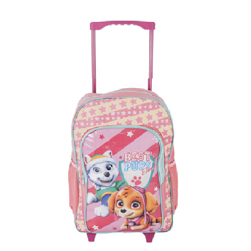 Paw Patrol Trolley Backpack Girls Paw Patrol Travel Trolley Bag Pink