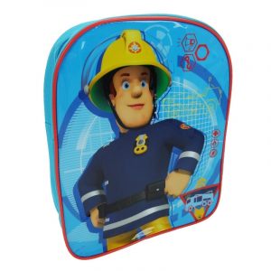 Fireman Sam Backpack Kids Fireman Sam School Bag Size 30 x 25 x 9 cm Blue