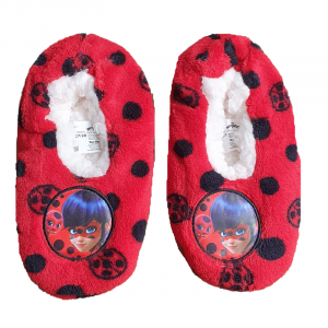 Miraculous Ladybug Slippers Girls Miraculous Ladybug Slippers With Anti Slip Size UK 7.5-13