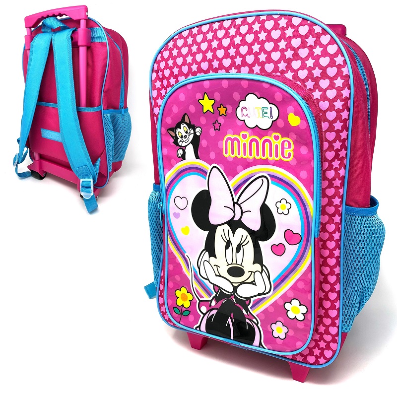 Minnie Mouse Trolley Backpack Girls Disney Minnie Mouse Travel Trolley