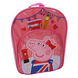 Peppa Pig Backpack Girls Peppa Pig School Nursery Bag Red Size 31 x 25 x 9 cm