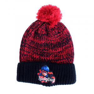 Miraculous Ladybug Hat Girls Miraculous Ladybug Pompom Winter Hat Age 3-8 Years
