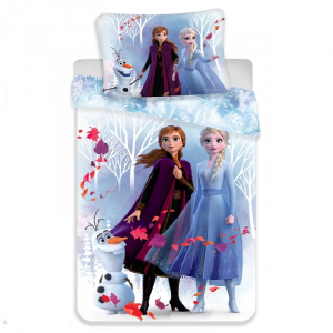 Frozen Duvet Cover & Pillow Case Set 100% Cotton Disney Frozen 2 Duvet Cover Set 140 x 200 cm